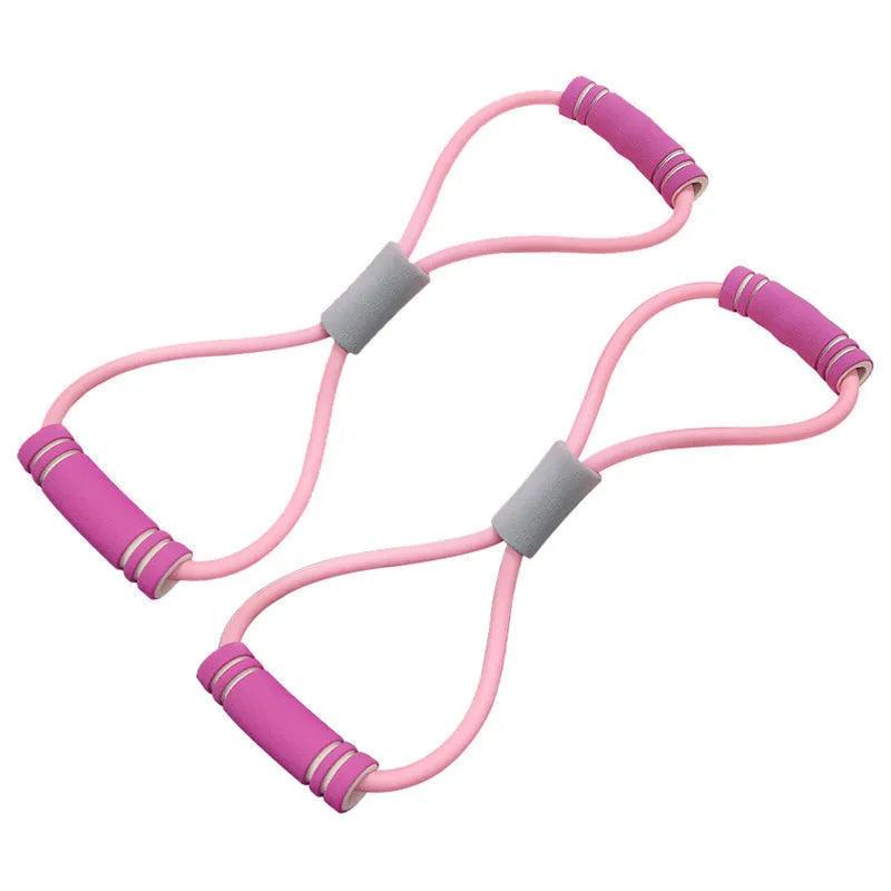 "Slimming yoga resistance band" "Rubber resistance band" "Versatile fitness tool"