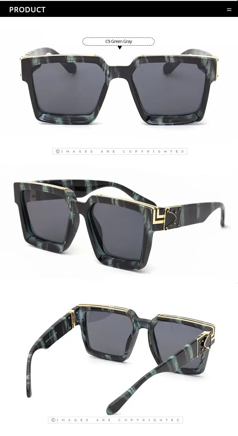 Sunglasses Men & Women , Sunglasses Thick Frame UV400