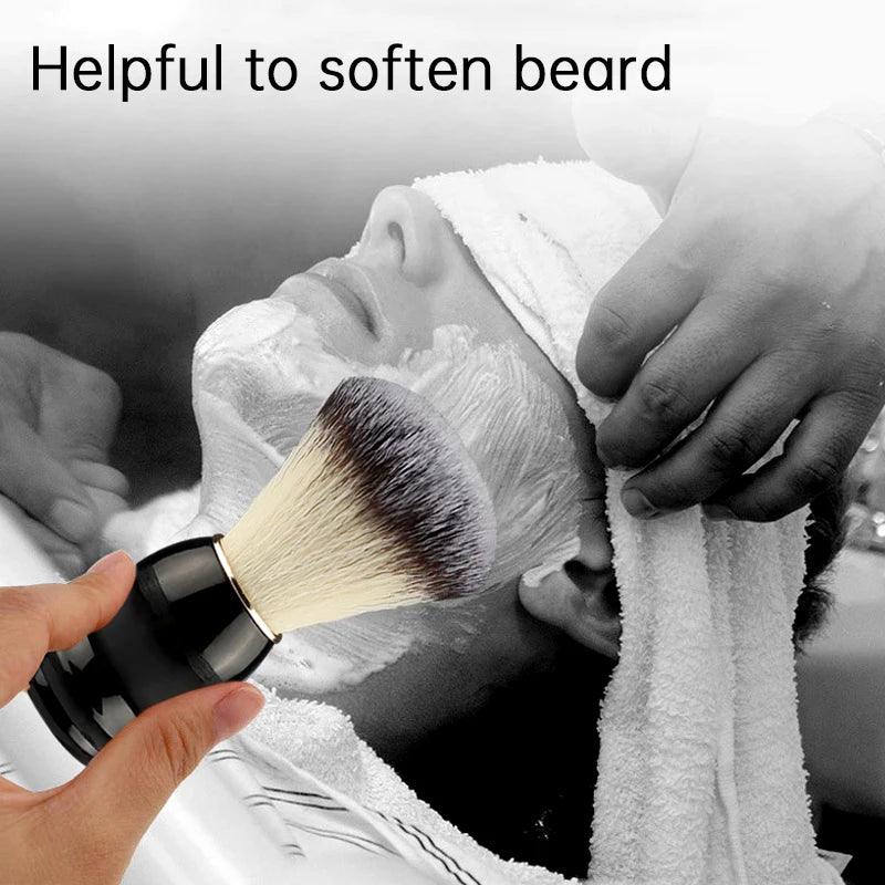 Beard Shaving Brush Wooden Handle Bristle Hair Brush