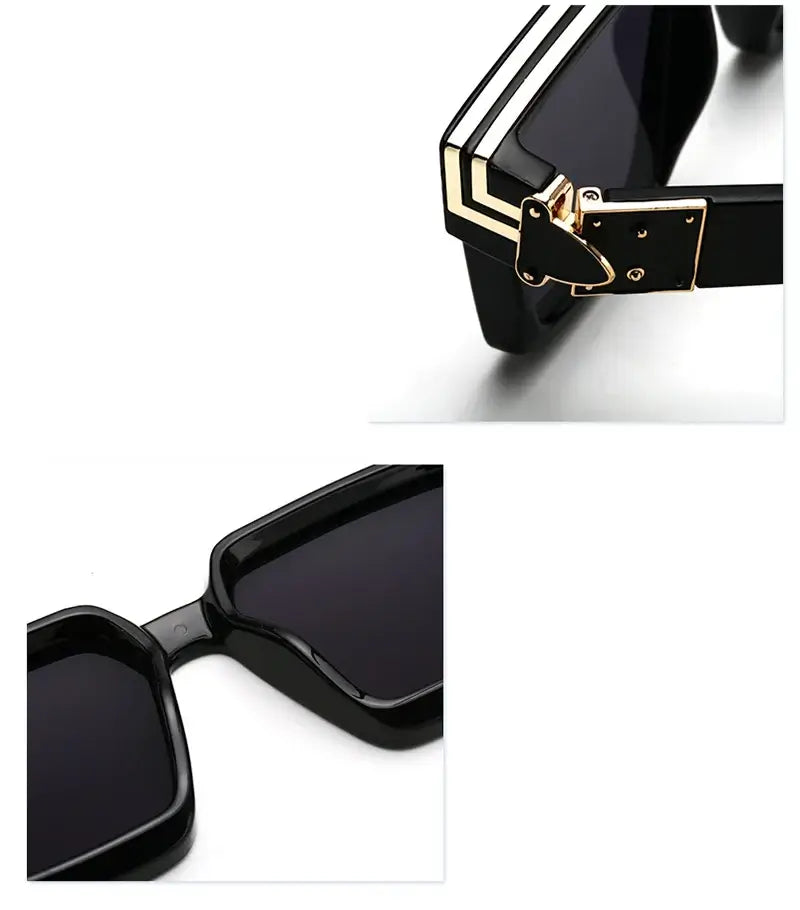 Sunglasses Men & Women, Fashion Thick Frame Glasses