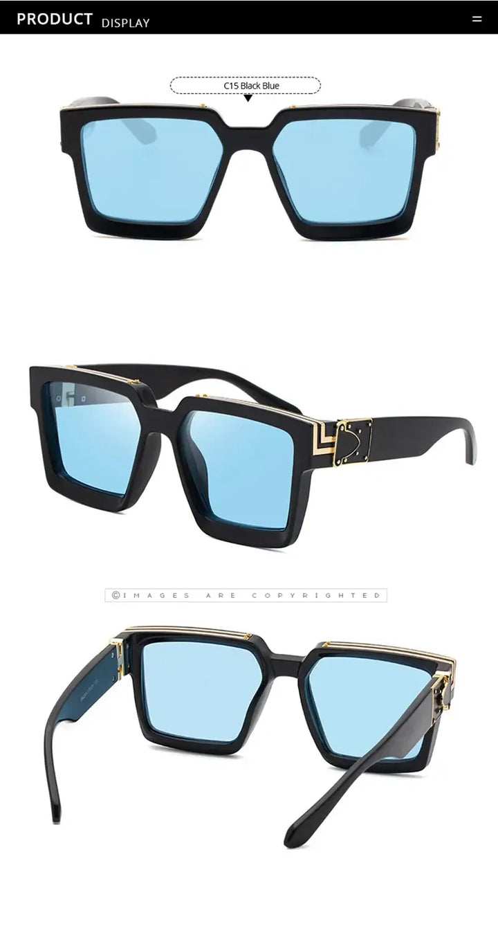 Sunglasses Men & Women, Fashion Thick Frame Glasses