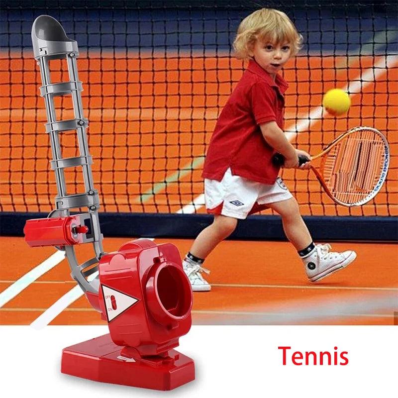 Kinder Automatische Tennis Ball Aufschlag Maschine Interaktive Jungen Baseball 2 in 1 Ball Outdoor Unterhaltung Vaterschaft Interaktion