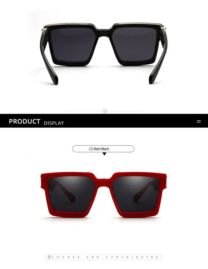 Sunglasses Men & Women, Fashion Thick Frame Glasses