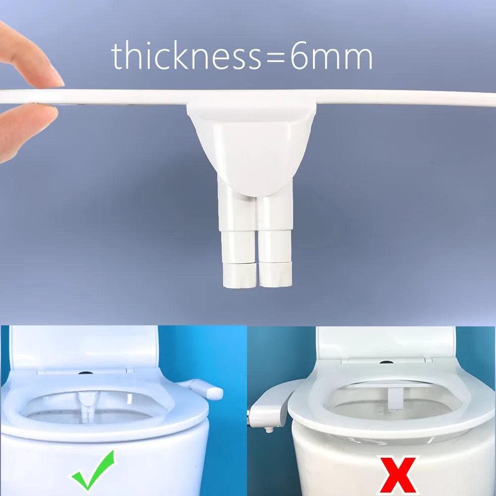 Bidet Attachment Non-Electric Sprayer Hygienic Cleaning Solution