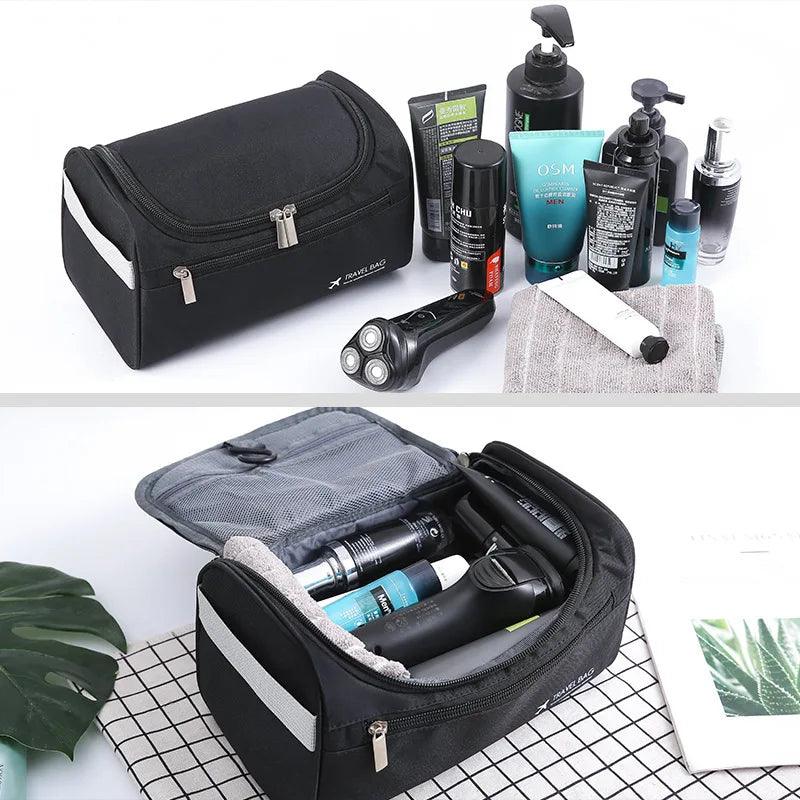 Men's Travel Toiletry Bag. Portable Toiletry Organizer. Cosmetic Bag