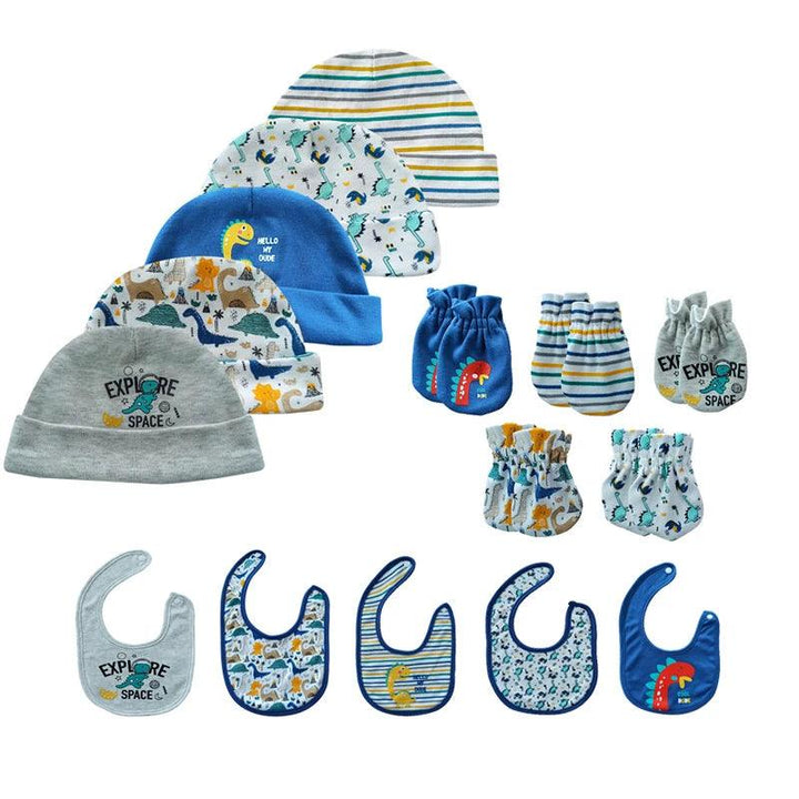 Newborn Baby Sets Cotton Baby Accessories Adorable Cartoon Designs