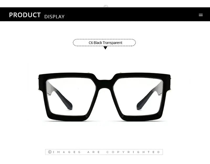 Sunglasses Men & Women, Fashion Thick Frame Glasses