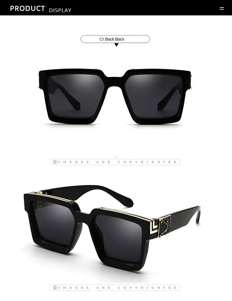 Sunglasses Men & Women , Sunglasses Thick Frame UV400