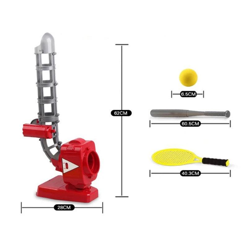 Kinder Automatische Tennis Ball Aufschlag Maschine Interaktive Jungen Baseball 2 in 1 Ball Outdoor Unterhaltung Vaterschaft Interaktion