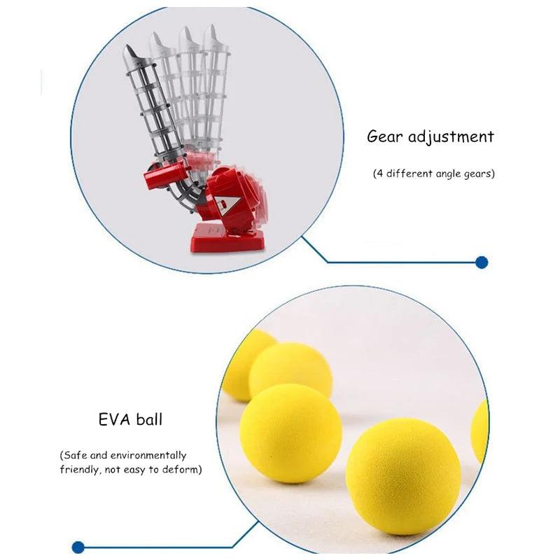 Kinder Automatische Tennis Ball Aufschlag Maschine Interaktive Jungen Baseball 2 in 1 Ball Outdoor Unterhaltung Vaterschaft Interaktion