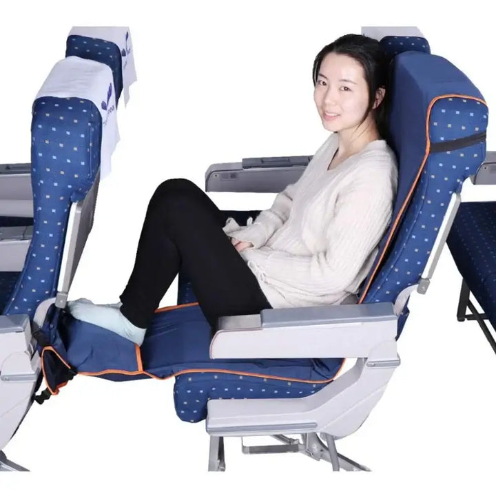 Adjustable Footrest  Inflatable Pillow for Travel Airplane Footrest