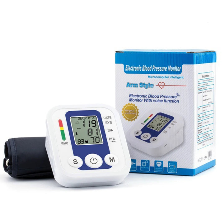 Automatic Blood Pressure Monitor Digital Arm Health Care