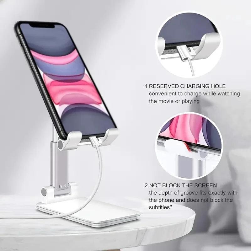 "Universal phone holder stand" "Adjustable tablet mount" "Desktop mobile stand"