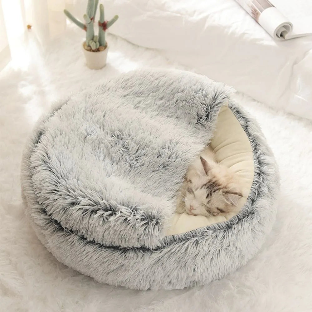 Plush Pet Bed, Cat Cushion, Cat Sleep Bag, Cat Nest