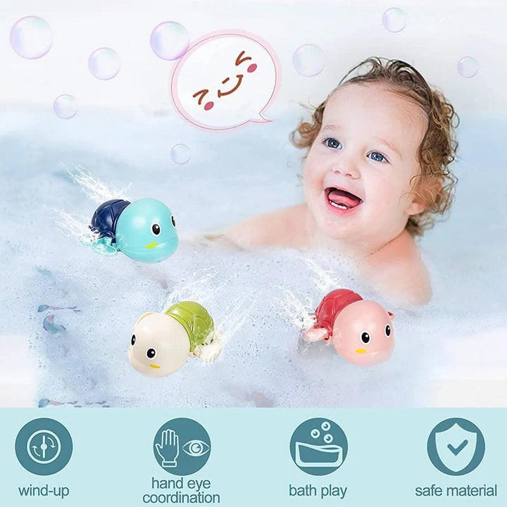 Schwimmschildkröte-Spielzeug, Baby-Badespielzeug, Badezeit-Spielzeug