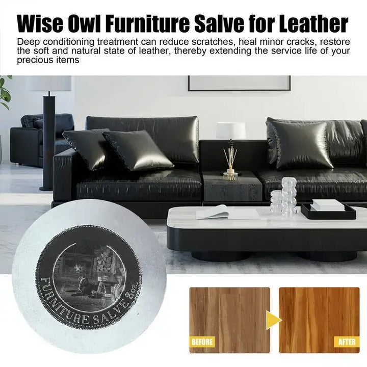 Owl Furniture Salve Leather Cleaner, Furniture Upholstery Cleaner, Sofa Cleaner, Couch  Cleaner