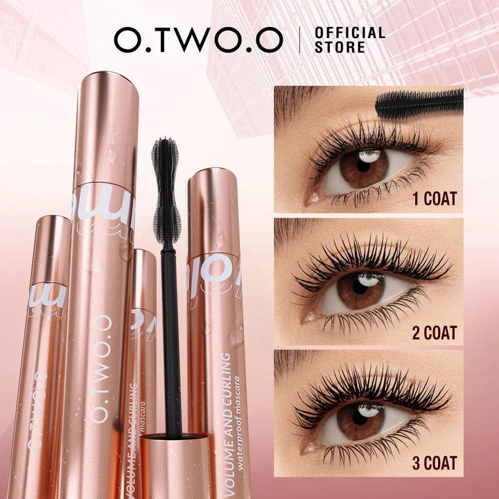 Silk Fiber Mascara, Volumizing and Lengthening Mascara, Long-Lasting Eye Makeup