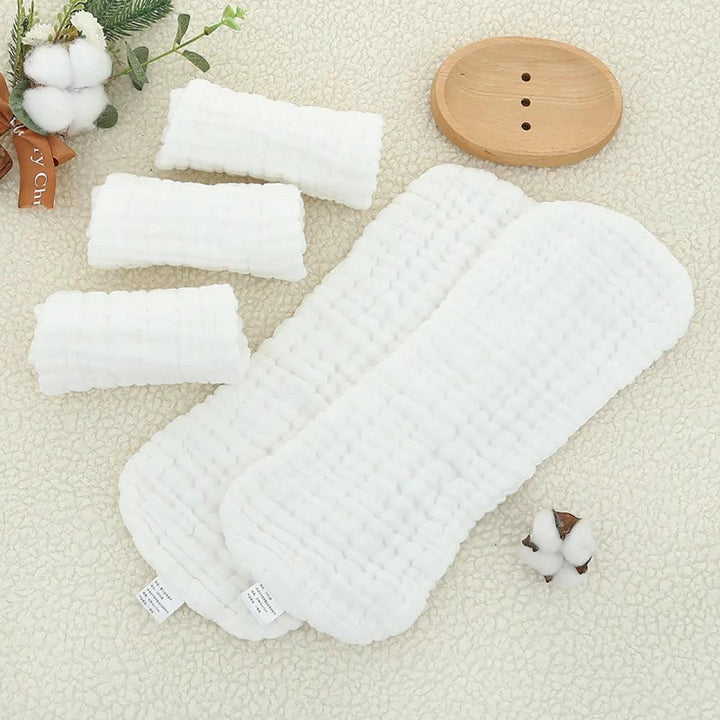 Cotton Cloth Diaper Inserts Reusable Nappy Liners Absorbent Diaper Inserts