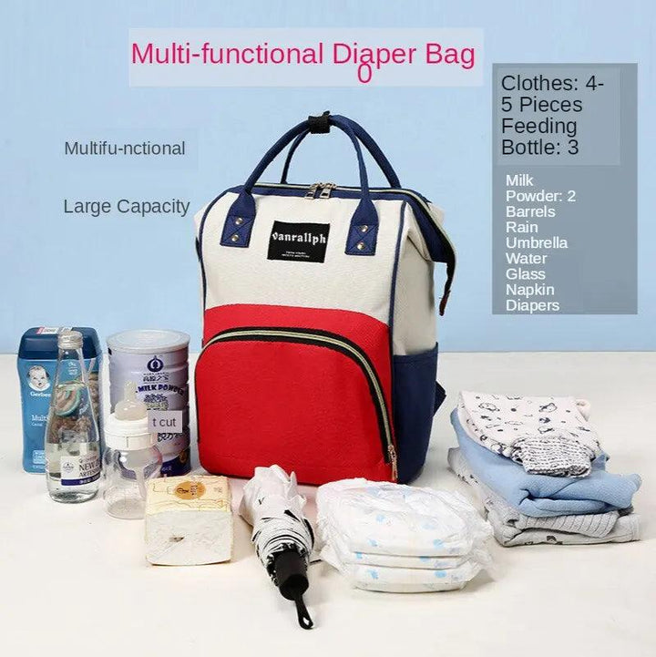 Diaper Bag Mummy Backpack Waterproof Diaper Backpack Large Capacity Mom Baby Bag