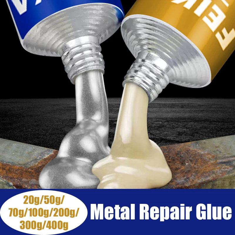 "High temperature metal repair glue" "Casting welding filler" "Metal casting repair"