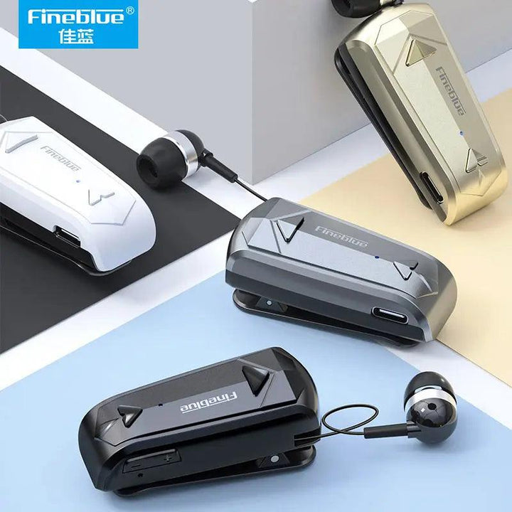 Wireless Earphone Bluetooth, Earphone Retractable Headset