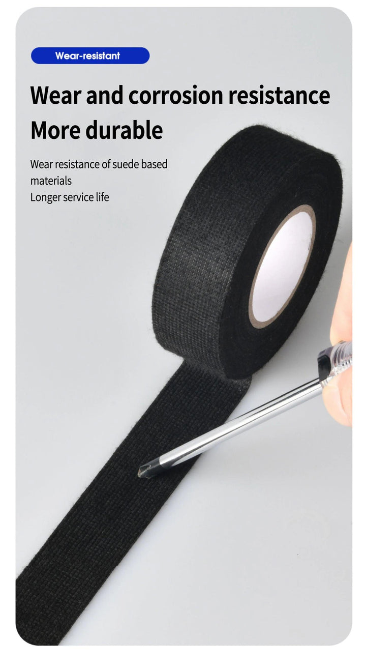 Heat Resistant Electrical Tape Insulation Fabric Cloth Tape Automotive Wiring Harness Tape