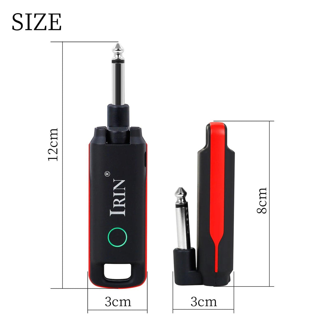 Wireless Guitar System, Rechargeable Guitar Transmitter, Electric Guitar Bass Wireless Receiver