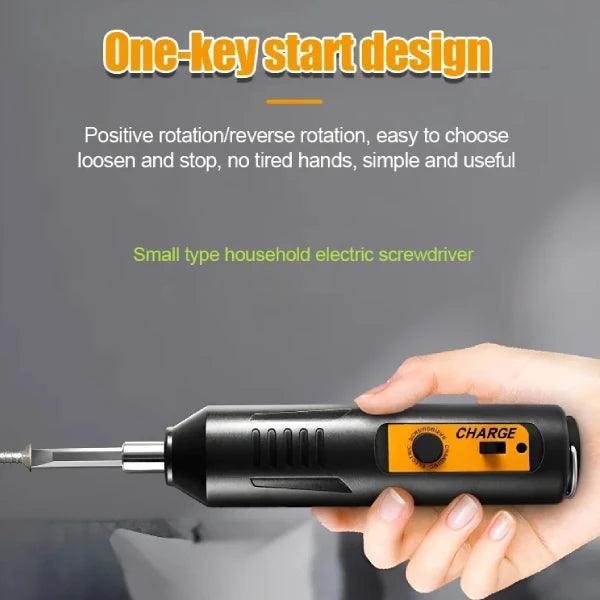 Electric Screwdriver Set, Lithium Battery Charging Household Tool Kit