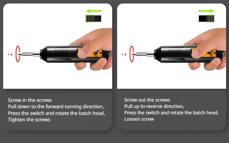 Electric Screwdriver, Mini Hand Electric Drill