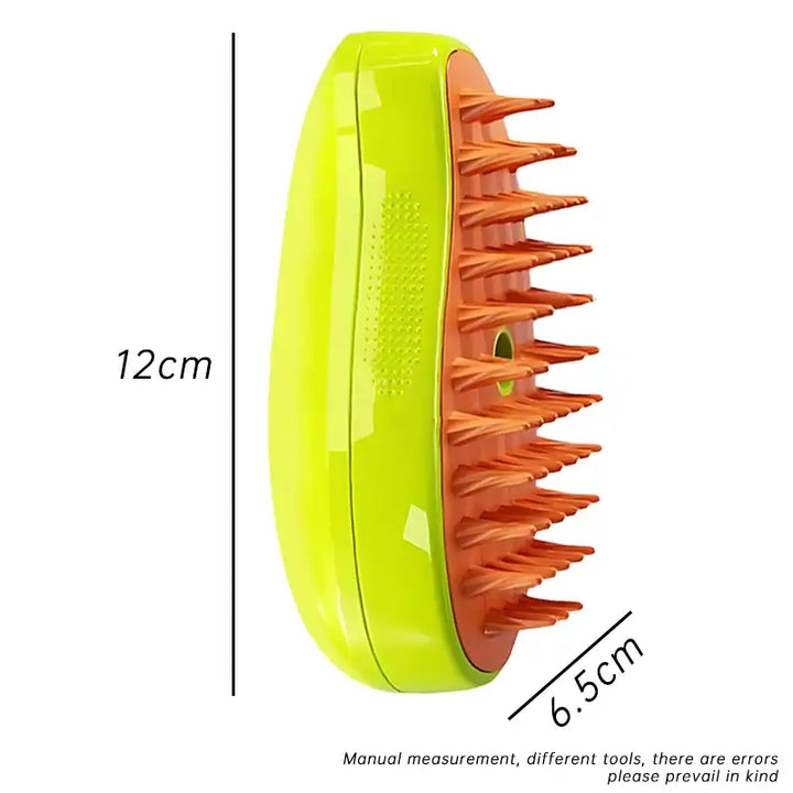 Electric Steam Brush for Dogs Cat Hair Brush with Spray Pet Grooming Brush for Tangles