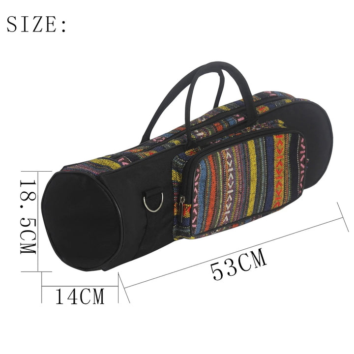 Portable Trumpet Cover, Waterproof Oxford Cloth Bag, Ethnic Style Trumpet Accessories