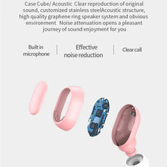 TWS Wireless Headphones Bluetooth Earphones Noise Cancelling Headphones