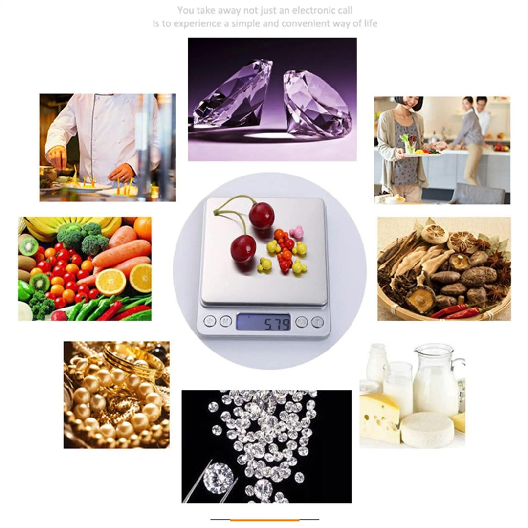 Digital Jewelry Scale, Precision Food Scale, Portable Gram Scale