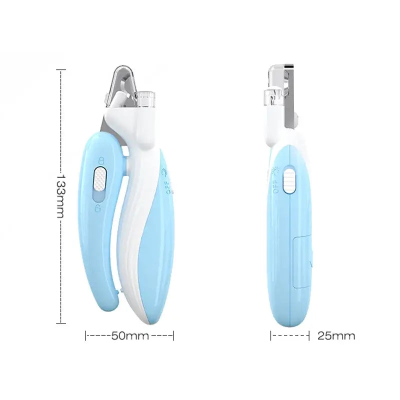 Pet Nail Clippers with LED Light Pet Claw Grooming Scissors Pet Nail Trimmer for Dogs and Cats