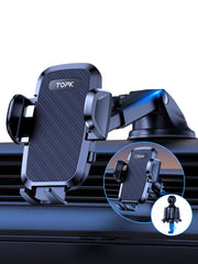 Car Phone Holder Adjustable Mount for Dashboard Stable Cradle for Mobile Phones