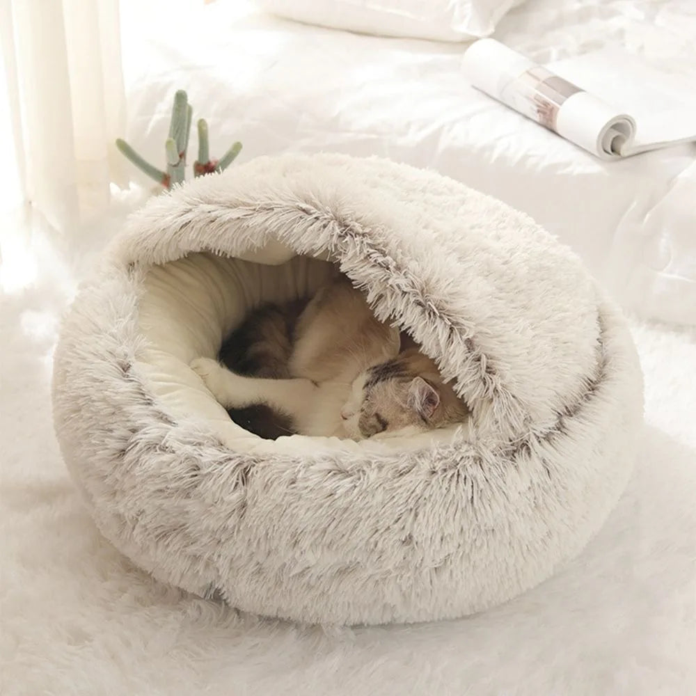 Plush Pet Bed, Cat Cushion, Cat Sleep Bag, Cat Nest