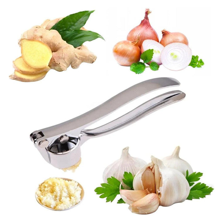 Imitating Stainless Steel Multifunction Garlic Press Crusher Kitchen