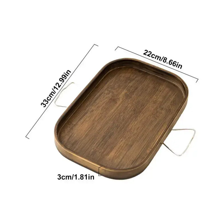 Sofa Armrest Table, Living Room Sofa, Side Wooden Storage Tray ,Snack Tea Coffee Tray Multifunction