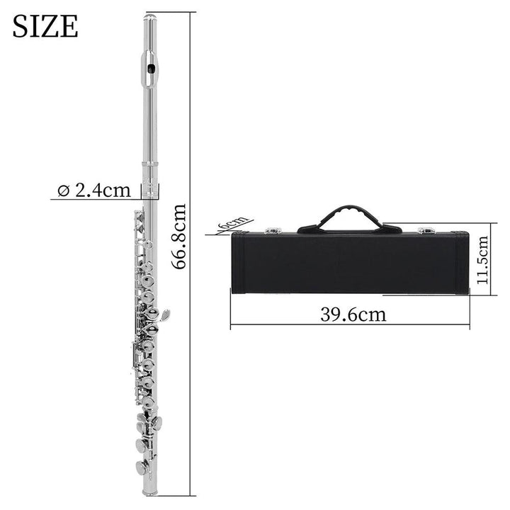 "SLADE transverse flute" "16-hole C key flute" "Professional concert flute"