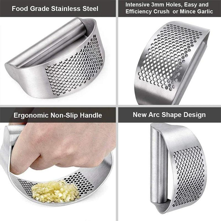 Magic Press Stainless Steel Garlic Press