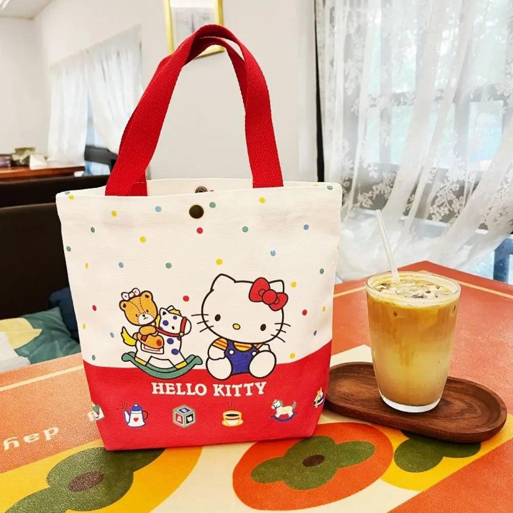 My Melody Canvas Bag, Kawaii Shoulder Bag, Anime-Inspired Tote