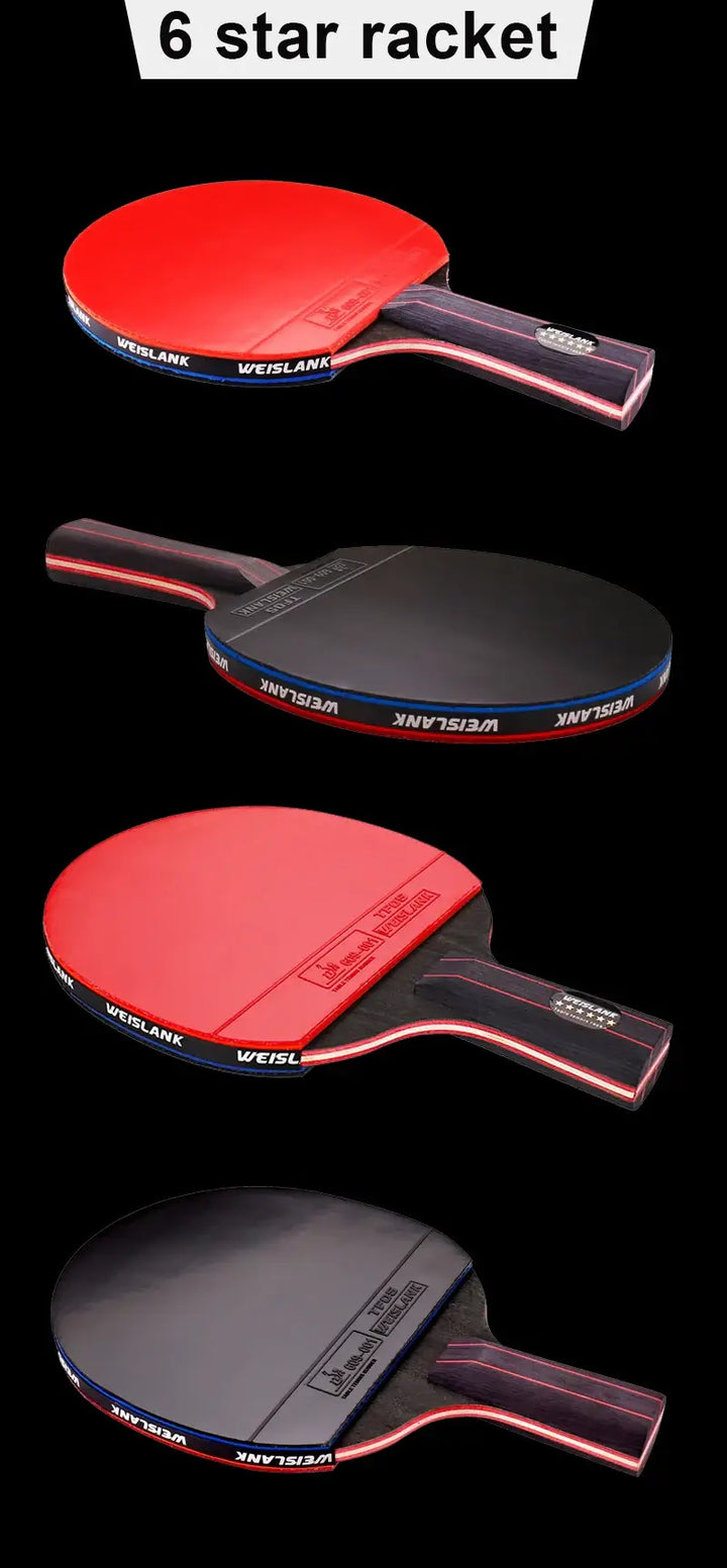 Table Tennis Racket, Double Face Pimples,  Ping Pong Paddle Racket Set