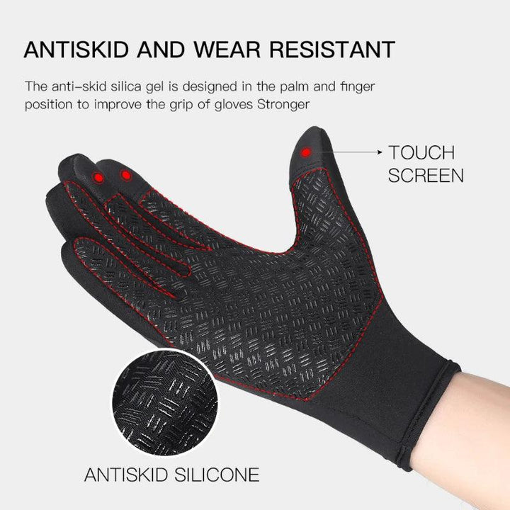 Waterproof Winter Cycling Gloves Insulated Gloves for Biking Full Finger Gloves for Outdoor Activities