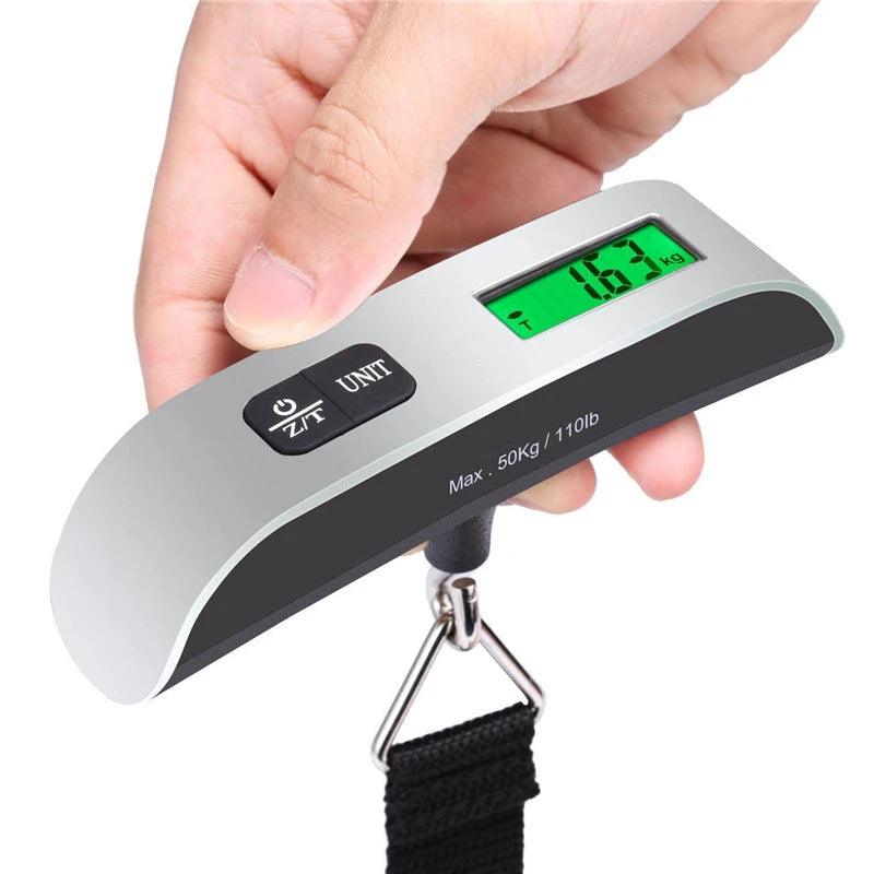 Digital Luggage Scale, Portable Suitcase, Weighing Device, Compact Travel Scale