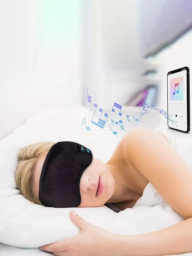 Bluetooth Sleep Mask Wireless Sleep Headphones Comfortable Sleep Earphones