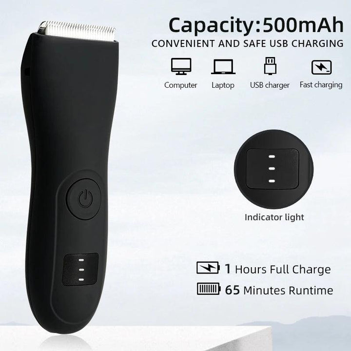 Body Hair Trimmer Electric Body Hair Clipper Cordless Body Hair Remover