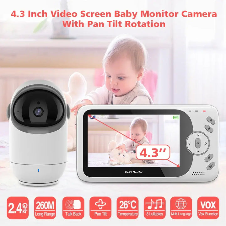 Video Baby Monitor, Tilt Camera