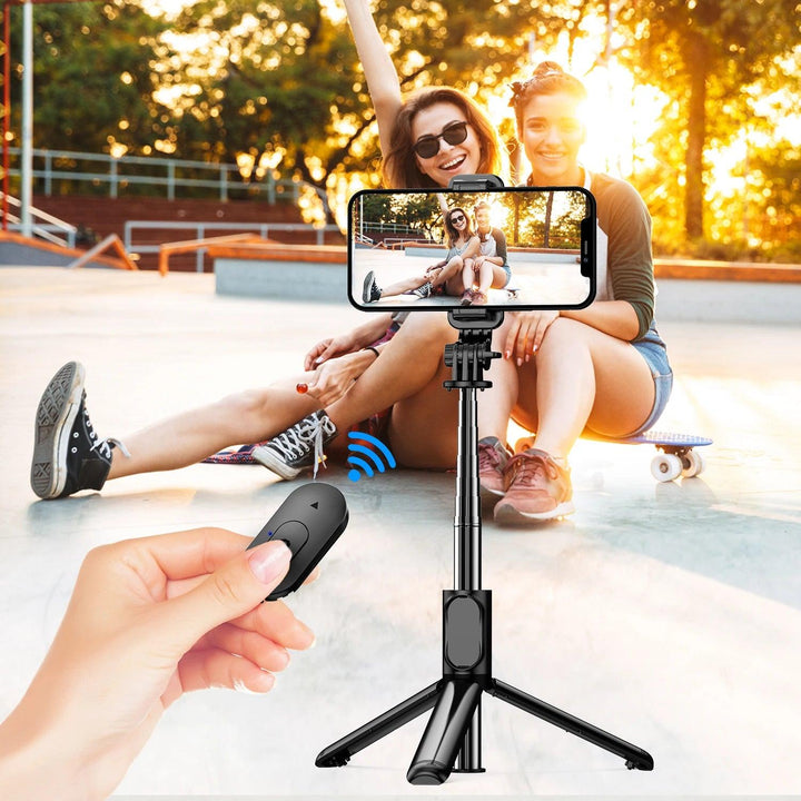 Selfie Stick Tripod, Wireless Remote Extendable Phone Holder