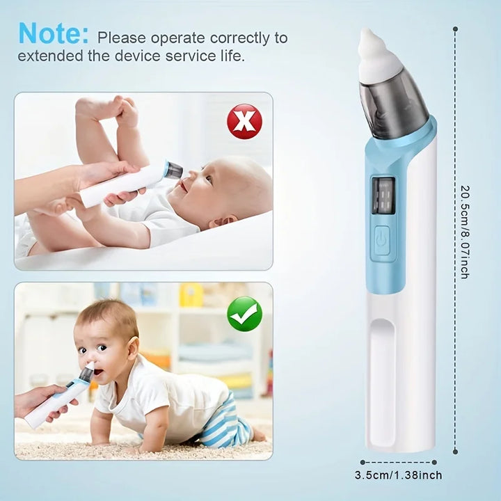 Nasal Aspirator, Baby Nasal Cleaner, Rhinitis Relief for Newborns