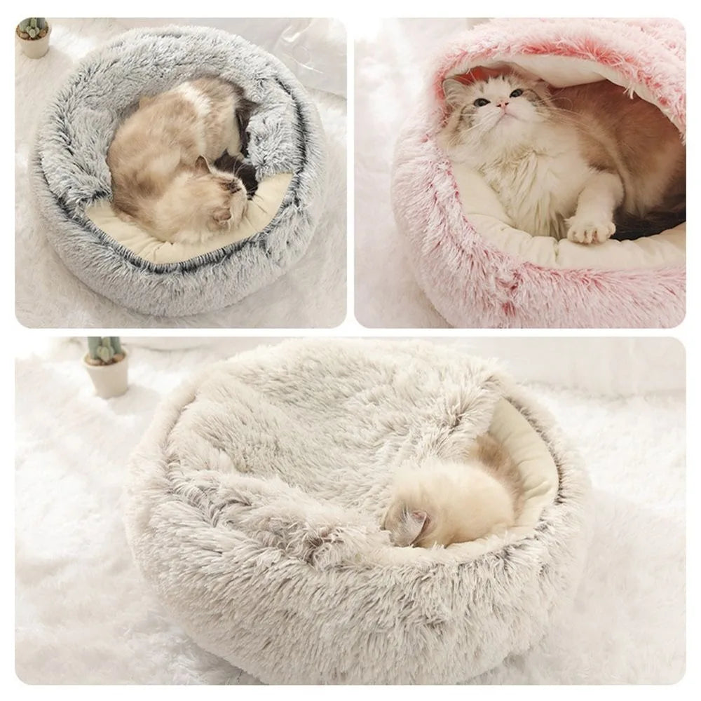 Plush Pet Bed, Cat Cushion, Cat Sleep Bag, Cat Nest